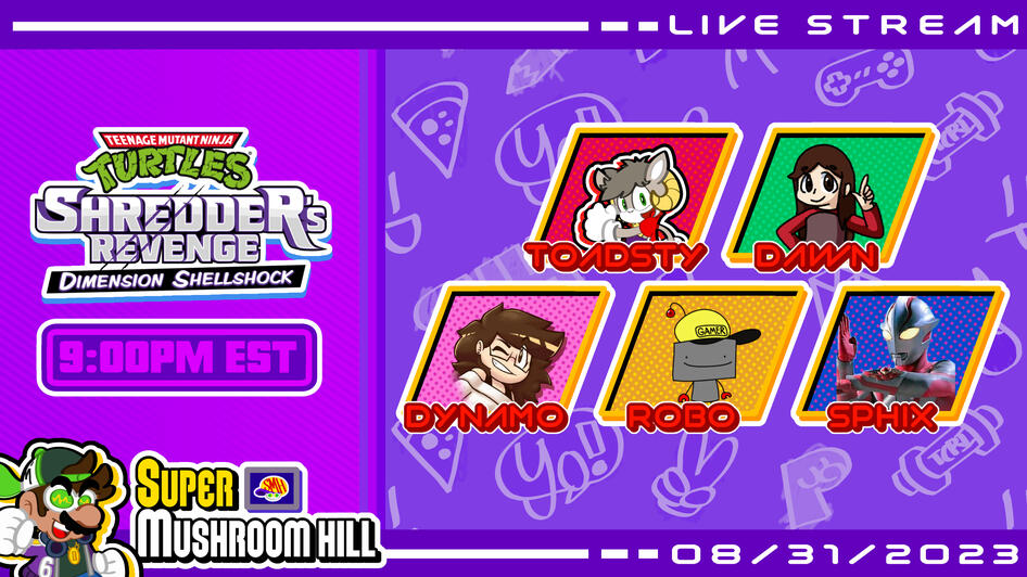 Thumbnail Template (Live Stream, 2023)