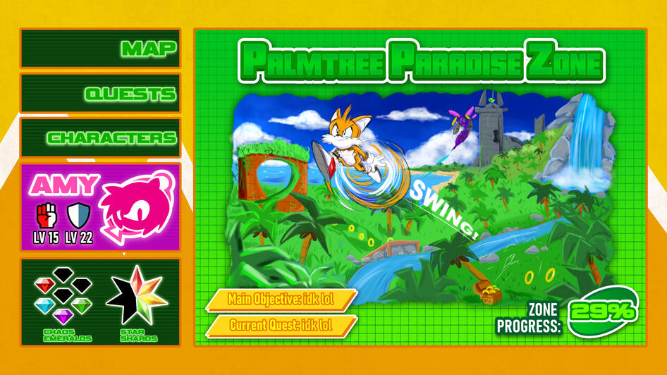 Completion List &quot;Overview Screen&quot; Mockup (Commission, 2024)